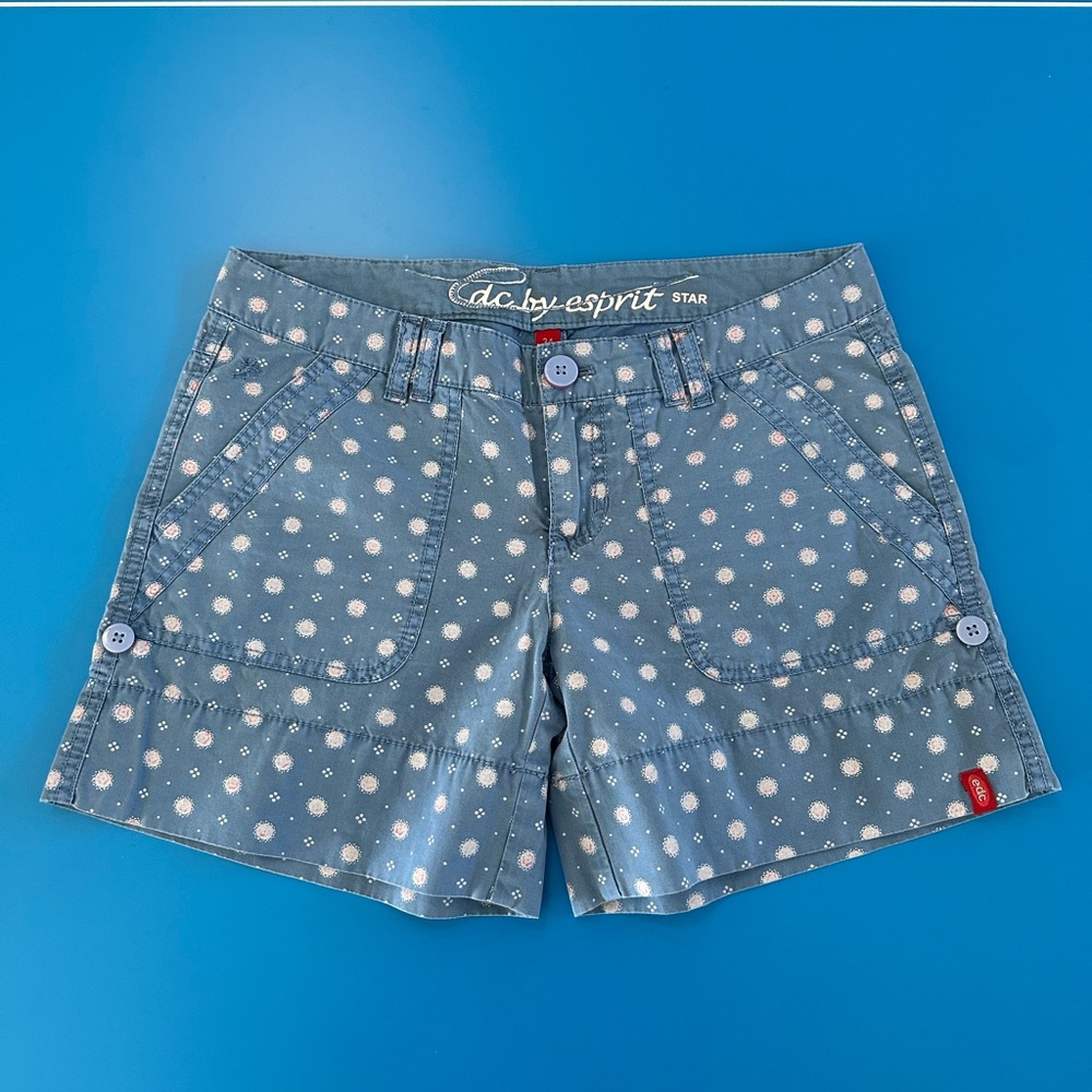 Esprit Women's Light Blue Floral Shorts